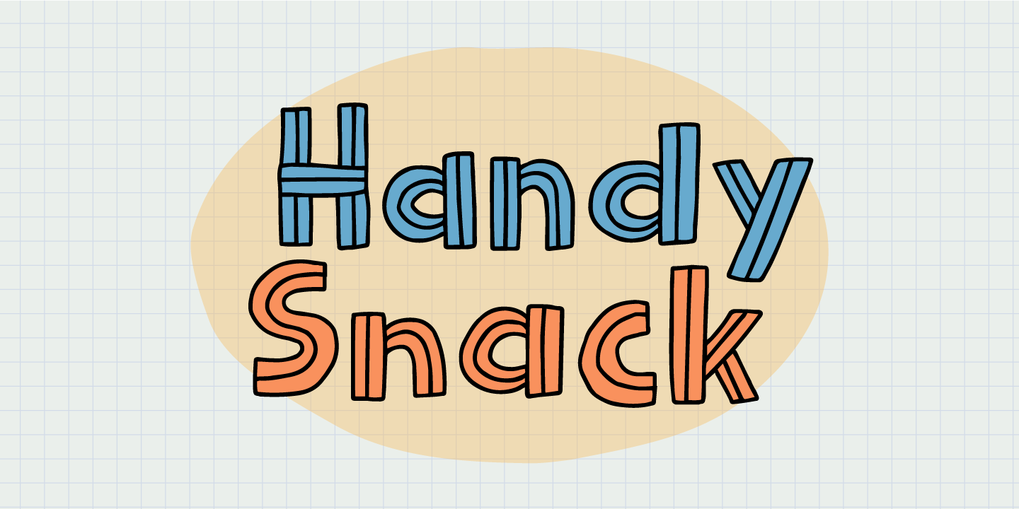 Ejemplo de fuente Handy Snack #1